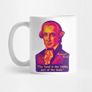 Emmanuel Kant Portrait and Quote Mug